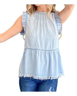 And The Why High Expectations Top - Blue