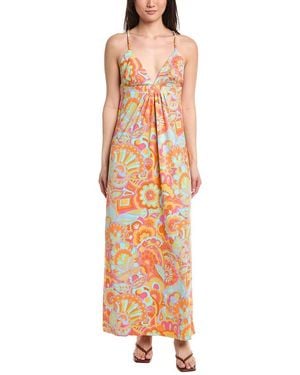 FLORA BEA NYC Olivia Maxi Dress - Orange