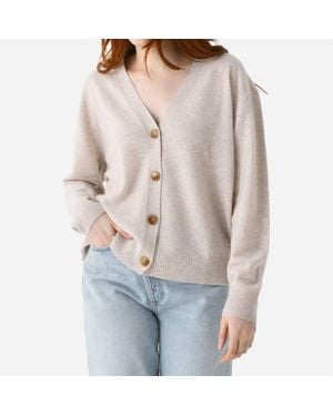 Jumper 1234 Hello Heart Cardigan - Gray