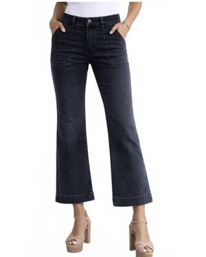 Bevy Flog Eden Crop Jeans - Blue
