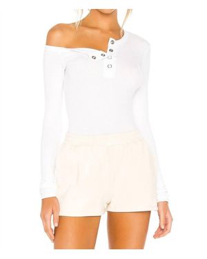 The Line By K Harley Long Sleeve Top - White