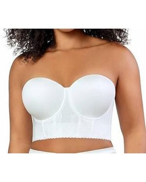 Parfait Elissa Bustier Strapless Longline Bra - White