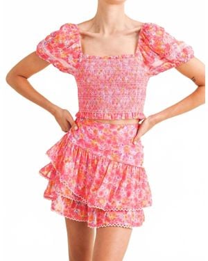 Reset By Jane Isabel Ruffle Skirt - Pink