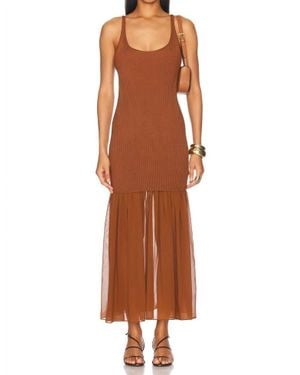 A.L.C. Micky Dress - Brown