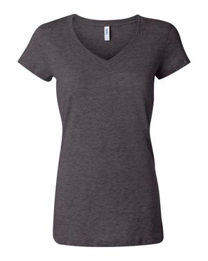 Bella Canvas Jersey V-Neck Tee - Black