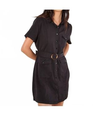 Apricot Charlotte Mini Dress - Black