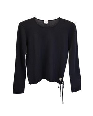 Armani Collezioni Long-Sleeve T-Shirt - Blue