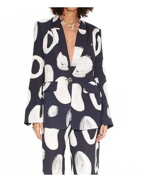 Simon Miller Lennox Crepe Jacket - Blue