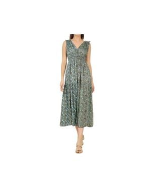 Omika Rosalita Midi Dress - Green
