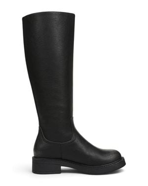 Blowfish Faux Leather High Riding Boots - Black