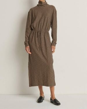Nation Ltd Mariel Long Sleeve Midi Dress - Natural