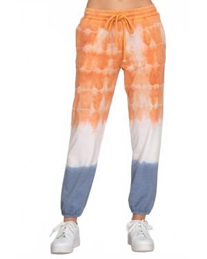 She + Sky Tie Dye Lounge Sweatpants - Blue