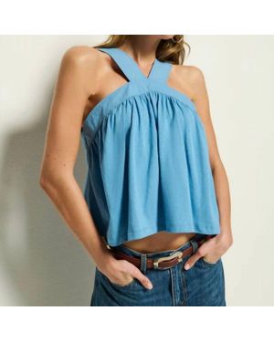 Nation Ltd Bibi Halter Top - Blue