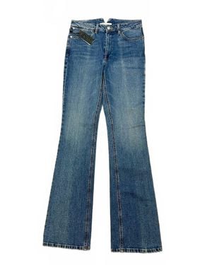 SPRWMN Micro Flare Denim Jeans - Blue