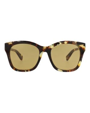 Chloé Square-Frame Recycled Acetate Sunglasses - Brown