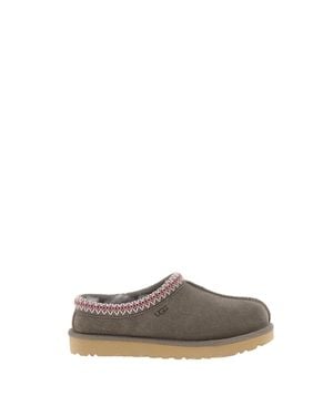 UGG Tasman Ii Suede Clogs - Gray