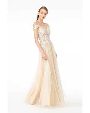 TRUEDAMES Formal Evening Gown - Natural