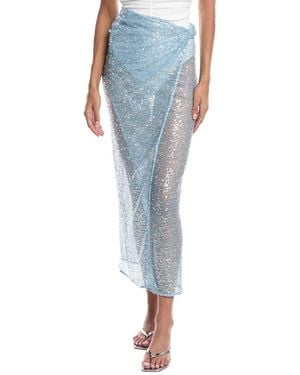 MILLY Mesh Sarong - Blue