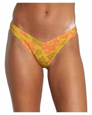 RVCA Medium French Bikini Bottom - Orange