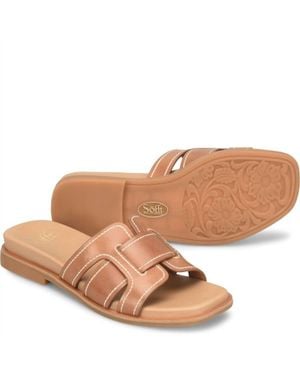 Söfft Rachel Slide Sandal - Brown