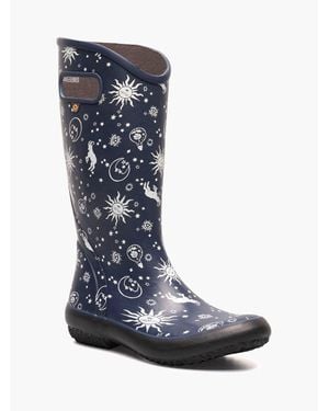 Bogs Astro 72792-410 Waterproof Pull On Rain Boots Jobb1653 - Blue