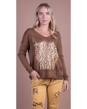 Gigi Moda Idalia Cheetah Sweater - Multicolor