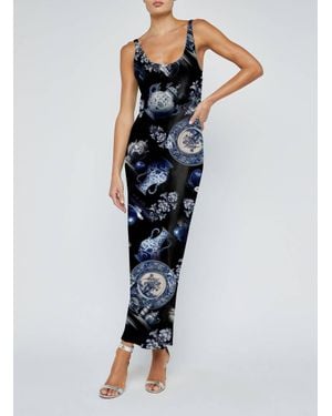 L'Agence Akiya Maxi Tank Dress - Blue