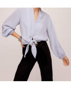 Fifteen Twenty Capri Tie Blouse - Black