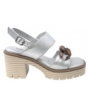 Softwaves Birdie Platform Heel Sandal - Gray