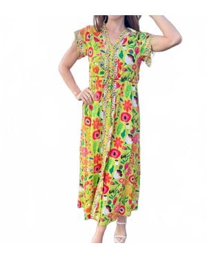 IslaPayal Isla Maxi Dress - Green