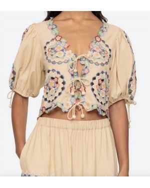 Sea Melinda Crop Top - Natural