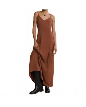 Jenni Kayne Florence Maxi Slip Dress - Brown