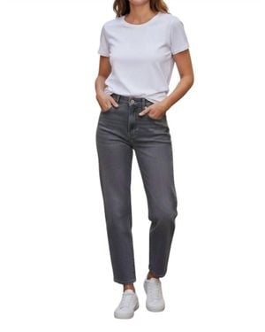 Mac Jeans Mid Rise Straight Leg Jeans - Blue