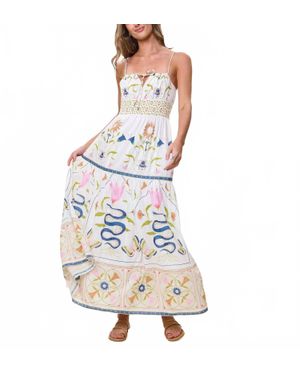 Cleobella Adria Ankle Dress - White