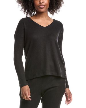 NATORI EDIT Eden Everywhere V-Neck Top - Black