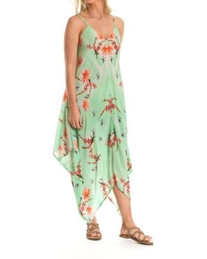 Tolani Silk Drew Dress - Green