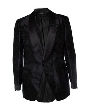 Tom Ford Camo Blazer - Black