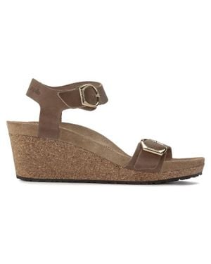Birkenstock Papillio Soley Ring Buckle Sandal - Brown