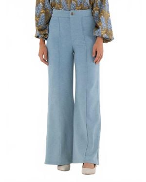 Emily Mccarthy Paisley Pant - Blue
