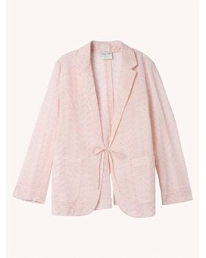 forte_forte Broderie Anglaise Jacket - Pink