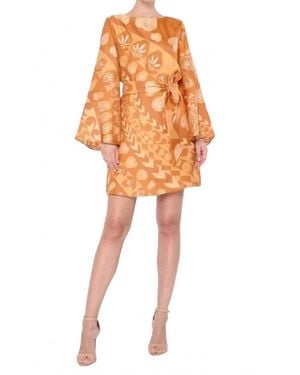 Flora Bea Brayden Mini Dress - Orange