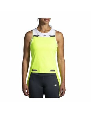 Brooks Run Visible Back-To-Front Tank Top - Green