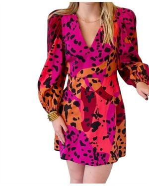 Alden Adair Panthera Bridgette Dress - Pink