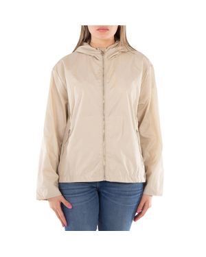 Save The Duck Hope Hooded Windbreaker Jacket - Natural