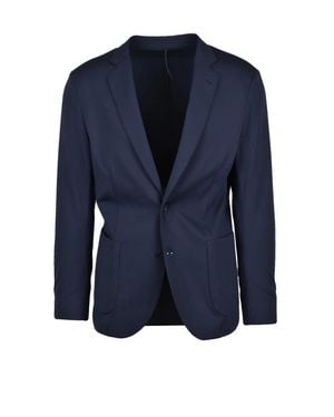 Tombolini Polyamide Elastane Technical Blazer Jacket - Blue