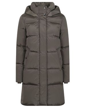Woolrich Kelly Parka Long Padded Polyamide Parka - Gray