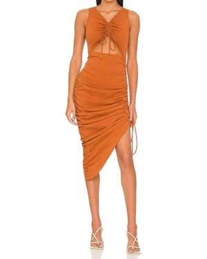 Elliatt Neverland Midi Dress - Orange