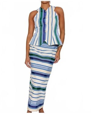 Rosie Assoulin Ribbon King Giorgio Vest - Blue