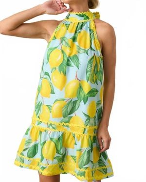 PROSPERINE® Simone Halter Dress - Yellow