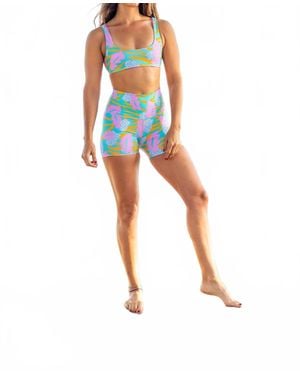IMS Tori High Rise Short - Blue
